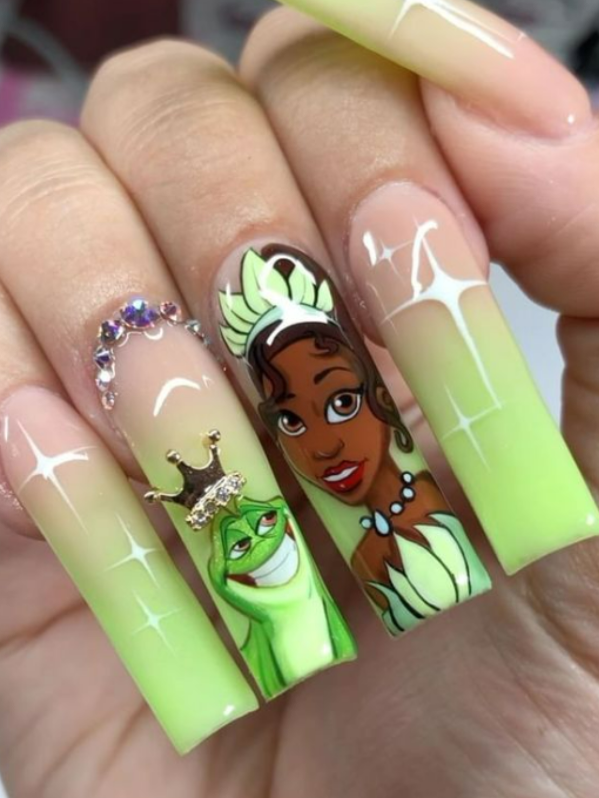 disney princess nail designs